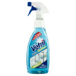 Vetril Detergente Multiuso Spray 650ml - Con Ammoniaca - Blu