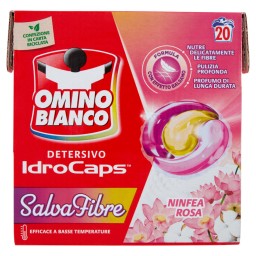 Omino Bianco Idrocaps Detersivo Lavatrice - 20 Caps - Ninvea Rosa