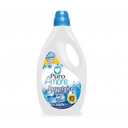 Puro Amore Detersivo Liquido Lavatrice 45 Lavaggi 2025ml - Igienizzante Blu