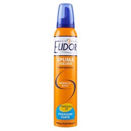 Elidor Spuma Per Capelli 200ml - Modella Ricci - Fissaggio Forte - Filtro Uv
