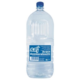 Sai Acqua Demineralizzata 2l - Per Ferri Da Stiro, Caldaie, Batterie Auto
