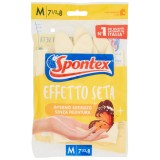 Spontex Guanti In Gomma Multiuso - Effetto Seta - Taglia M Media 7.5