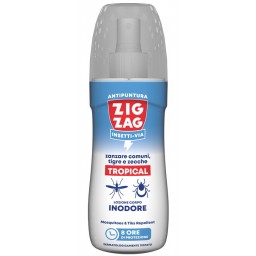 Zig Zag Insetti-via Tropical Antizanzare E Zecche Vapo 100ml - Inodore