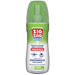 Zig Zag Insetti-via Tropical Antizanzare E Zecche Vapo 100ml - Lime Amaro