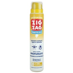 Zig Zag Insetti-via Antipuntura Zanzare E Zecche 100ml - Geranio Citronella