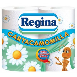 Regina Camomilla Carta Igienica Profumata 4 Rotoli Maxi