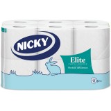 Nicky Elite Carta Igienica Morbida E Delicata - 3 Veli - 12 Rotoli