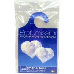 Dea Profumissimi - Gruccia 2 Buste Profumate Per Armadi - Amor Di Talco