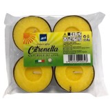 Dea Tealights - 4 Candele Maxi Da 38g Alla Citronella Allontanano Le Zanzare