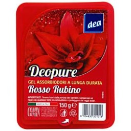 Dea Deodorante Per Ambienti Assorbiodori In Gel 150g - Rosso Rubino