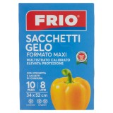 Frio Sacchi Gelo Formato Maxi - 8 Litri - 34x52cm - 10 Pezzi