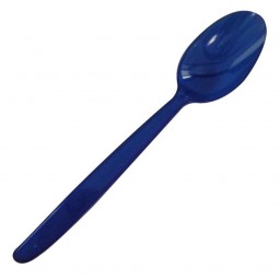 Cucchiai Monouso In Plastica - 17cm - 24 Pezzi - Blu