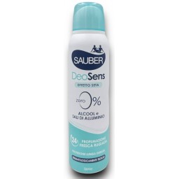 Sauber Deodorante Spray 150ml Effetto Seta Senza Alcool E Sali Di Alluminio