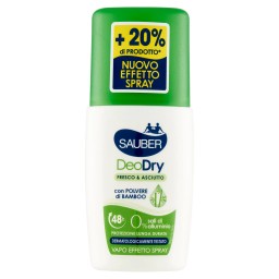 Sauber Deo Care Deodorante Vapo Effetto Spray - 90ml - Deodry - 48h
