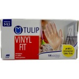 Tulip Vinyl Fit 100 Guanti In Vinile Non Talcati - Taglia Gigante Xl 9.5