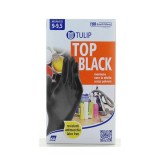 Tulip 100 Guanti Monouso In Nitrile Neri Non Talcati - Taglia Xl Extra Large