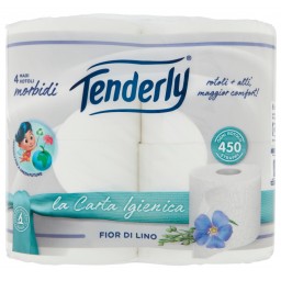 Tenderly Fior Di Lino Carta Igienica Maxi - 4 Rotoloni