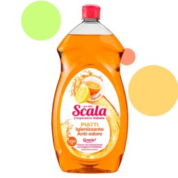 Scala Detersivo A Mano Per Piatti E Stoviglie - 1250ml - Agrumi