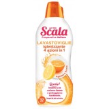 Scala Detersivo Gel Per Lavastoviglie - 37 Lavaggi 750ml - Agrumi E Aceto