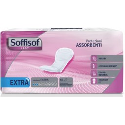 Soffisof Lady Assorbenti Lieve O Leggera Incontinenza - 10 Pezzi - Extra