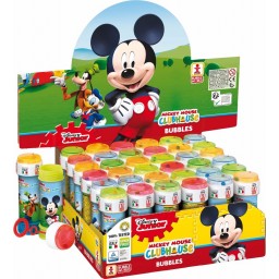 Bolle Di Sapone Mickey Mouse - Topolino - 60ml - Con Gioco Sul Tappo