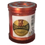 Lumino - Cero Votivo - Alto 8.5cm - Diametro 6.5cm - 100g - Rosso - Bellomo