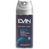 Evin Deodorante Spray Uomo - 150ml - Earth - Pepe Nero E Foglie Di Vetiver