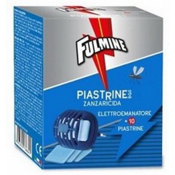 Fulmine Fornelletto Elettrico Con 10 Piastrine Antizanzare