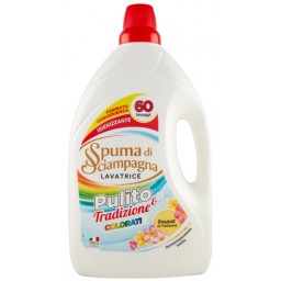 Spuma Di Sciampagna Detersivo Lavatrice - 60 Lavaggi - 3l - Color