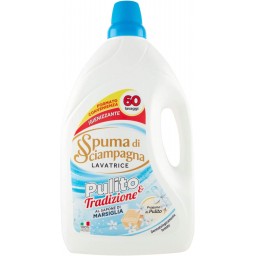 Spuma Di Sciampagna Detersivo Lavatrice - 60 Lavaggi - 3l - Marsiglia