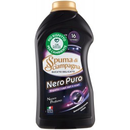 Spuma Di Sciampagna Nero Puro Detersivo Per Bucato A Mano E Lavatrice 800ml