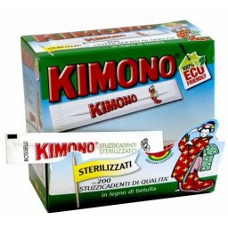 Kimono Stuzzicadenti Imbustati Singolarmente - 200 Pezzi