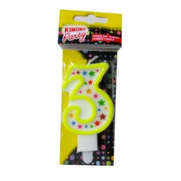 Kimono Candelina Buon Compleanno - Numero 3