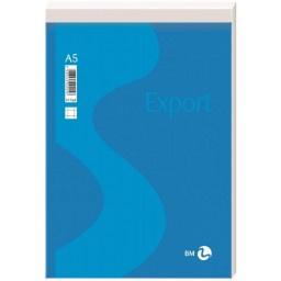 Blocco Appunti - Block Notes - A5 12x21cm - A Quadretti 5mm - 50 Fogli