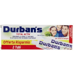 Durbans Dentifricio - 2 Tubi Da 75ml - Activ