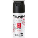 Denim Deodorante Spray 150ml - 72h Odor Block - Attraction - Invisible