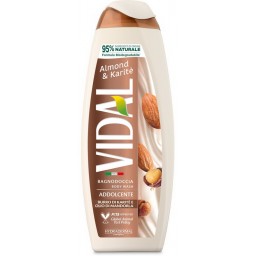 Vidal Bagnodoccia 500ml - Addolcente - Almond & Karite' - Olio Di Mandorla