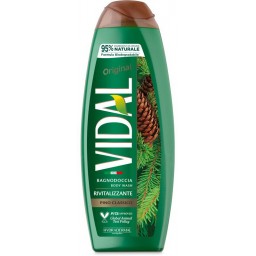 Vidal Bagnodoccia 500ml - Rivitalizzante - Original - Pino Classico