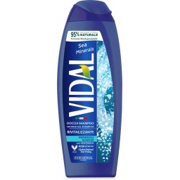 Vidal Doccia Shampoo - 250ml - Rivitalizzante Minerali Marini - Pantenolo