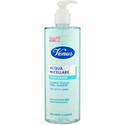 Venus Acqua Micellare 400ml - Purificante - Struccante Pelli Miste O Grasse