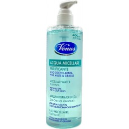 Venus Acqua Micellare - 400ml - Purificante - Viso Occhi Labbra