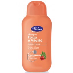 Venus Shampoo 250ml - Forza E Vitalita' - Fito-cheratina - Melograno