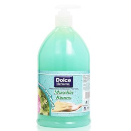 Dolce Sapone Liquido Con Erogatore - 1 Litro - Muschio Bianco