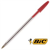 Bic Cristal Medium Penna A Sfera - Tratto 1mm - Red - Rossa