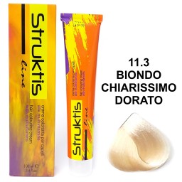 Struktis Crema Colorante 100ml - 11.3 Biondo Chiarissimo Dorato