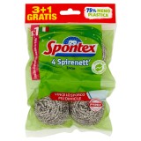 Spontex Spirenett Spugne Metalliche Inox 4pz - Pagliette Abrasive