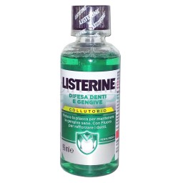 Listerine Collutorio Mini 95ml - Difesa Denti E Gengive - Formato Viaggio