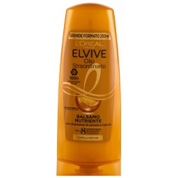 Elvive Balsamo Per Capelli - 250ml - Olio Straordinario - Capelli Secchi
