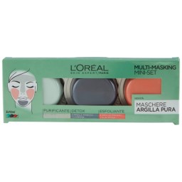 L'oreal Skin Expert Multi-masking Maschere Viso Argilla Pura - Mini Set Tris