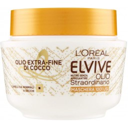 Elvive Maschera Per Capelli - 300ml - Olio Straordinario - Capelli Normali